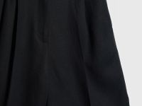 Шорты со складками, Черный