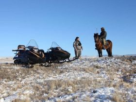 Снегоход РУССКАЯ МЕХАНИКА Тайга Patrul 550 SWT