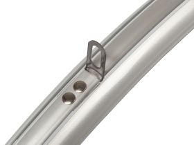 Комплект крыльев Stronglight ALUCHROME 28" тип S регулируемый крепеж (черный 48 мм)