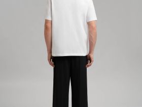 Футболка прямого кроя из джерси