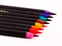 Фломастер Edding "1340" с наконечником в виде кисти, зеленый