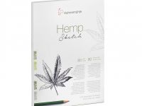 Альбом-склейка для набросков Hahnem?hle "Hemp Sketch" A4 80 л 80 г, волокна конопли 60% и хлопок 40%