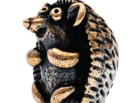 Бусина для темляка Ёжик, бронза