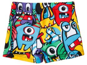 Плавки-шорты детские трикотажные для мальчиков, средней длины