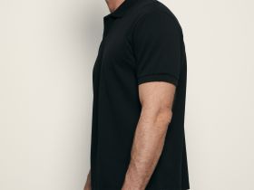 Базовое поло из хлопка прямого силуэта