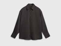 Блузка из сатина, Коричневый