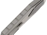 Фронтальный складной нож Remette Swordfish, сталь 14C28N, рукоять алюминий/карбон, серый
