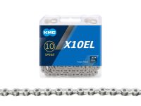 Цепь KMC X10EL 10 скоростей, замок (серебристый 114 звеньев)