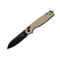 Складной нож Kizer Pokiman CS, сталь AEB-L, рукоять алюминий, песочный/черный