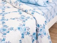 Пододеяльник Romanza, голубой