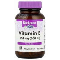 Bluebonnet Nutrition, Витамин E, 200 МЕ, 100 гелевых капсул