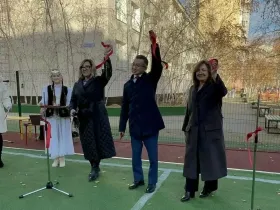 В Якутске открыли спортплощадку в детсаду «Искорка» по программе инициатив