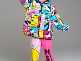 Куртка текстильная с полиуретановым покрытием для девочек