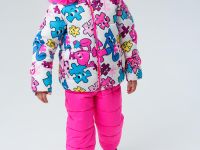 Комплект текстильный с полиуретановым покрытием для девочек: куртка, полукомбинезон