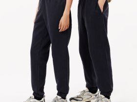 Спортивные хлопковые брюки Lacoste унисекс