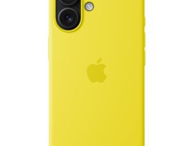 Клип-кейс Apple Silicone с MagSafe для Apple iPhone 16 Жёлтый