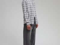 Рубашка из хлопковой фланели в клетку