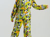 Комбинезон текстильный с полиуретановым покрытием для девочек