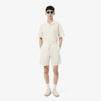 Мужские хлопковые шорты Lacoste из сирсакера