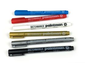 Маркер перманентный SKETCHMARKER "Paintman" 1,0 мм, цв. красный