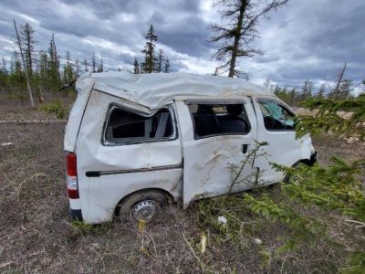 Не справился с управлением. В Мирнинском районе в результате ДТП пострадали два человека