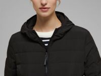 Стеганый пуховик с натуральным пухом