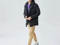 Мужская удлинённая куртка Lacoste с капюшоном