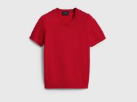 Джемпер с коротким рукавом, Красный