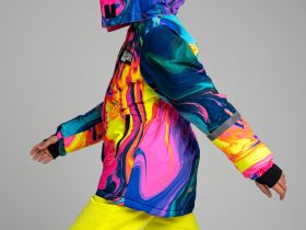 Зимняя куртка из мембранной ткани для девочки