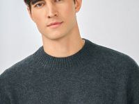 Джемпер с содержанием шерсти, Серый