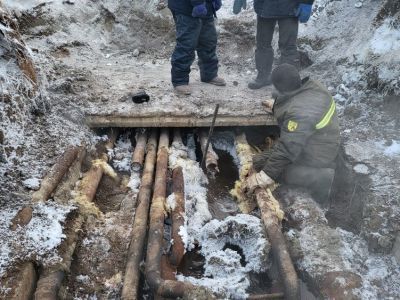 К вечеру подключили еще два дома к ГВС