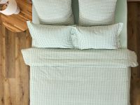 Постельное белье полукомплект Vichy, зеленое