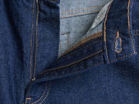 Ультраширокие джинсы Wide leg с высокой посадкой, Синий