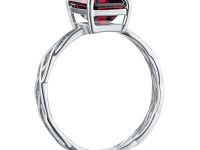 Кольцо из серебра с гранатом э0606кц04220417