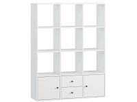 Стеллаж Кейн 2-112x149 Белый