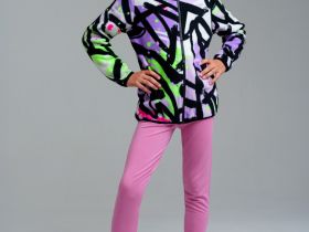 Куртка трикотажная для девочек