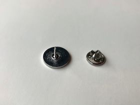 Значок эмалированный "Книгоголики" белый