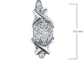 Серьги из серебра э0612сг02203650