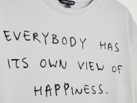 Футболка с принтом из хлопка