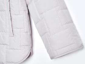 Утепленная куртка свободного силуэта