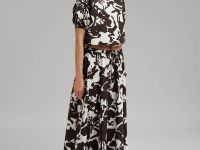 Юбка миди на кулиске