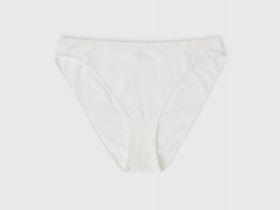 Базовые бесшовные трусы-брифы, Белый