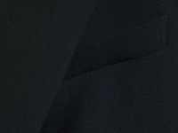 Двубортный жакет с поясом, Черный