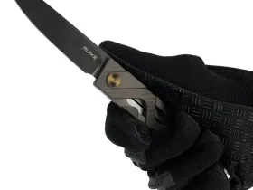 Складной нож Ruike P878-AK, сталь 14C28N, рукоять алюминий, бронзовый