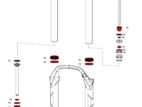 Ремкомплект для вилок RockShox Bluto A1 11.4018.052.000 (комплект)