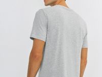 Футболка с V-образным вырезом, Серый