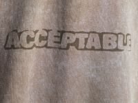 Лонгслив с принтом и эффектом стирки, Бежевый