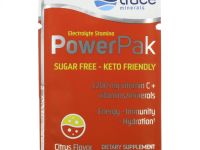 Trace Minerals ®, Electrolyte Stamina PowerPak, без сахара, цитрусовые, 30 пакетиков по 4,9 г (0,17 унции)