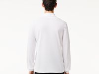 Мужское поло Lacoste L.12.21 классического кроя с длинным рукавом