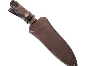 Нож для выживания Командор, сталь 65х13, рукоять венге